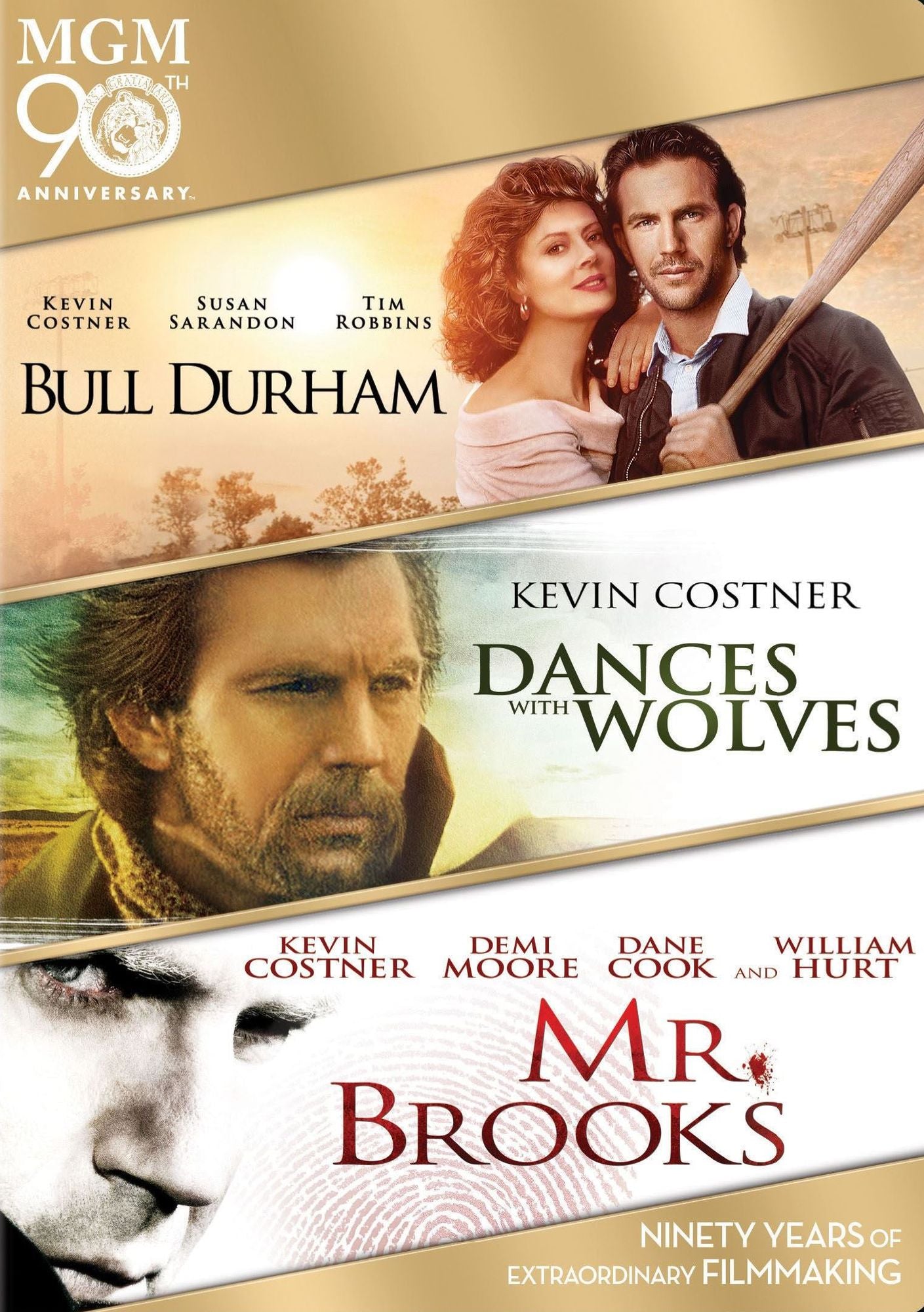 Bull Durham/dances With Wolves/mr. Brooks