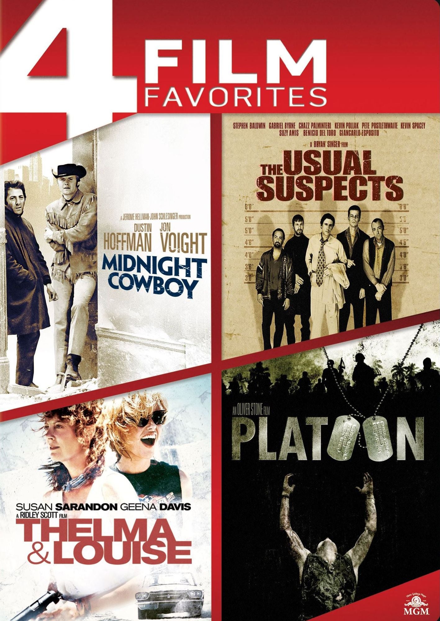 Midnight Cowboy/The Usual Suspects/Thelma & Louise/Platoon [4 Discs]