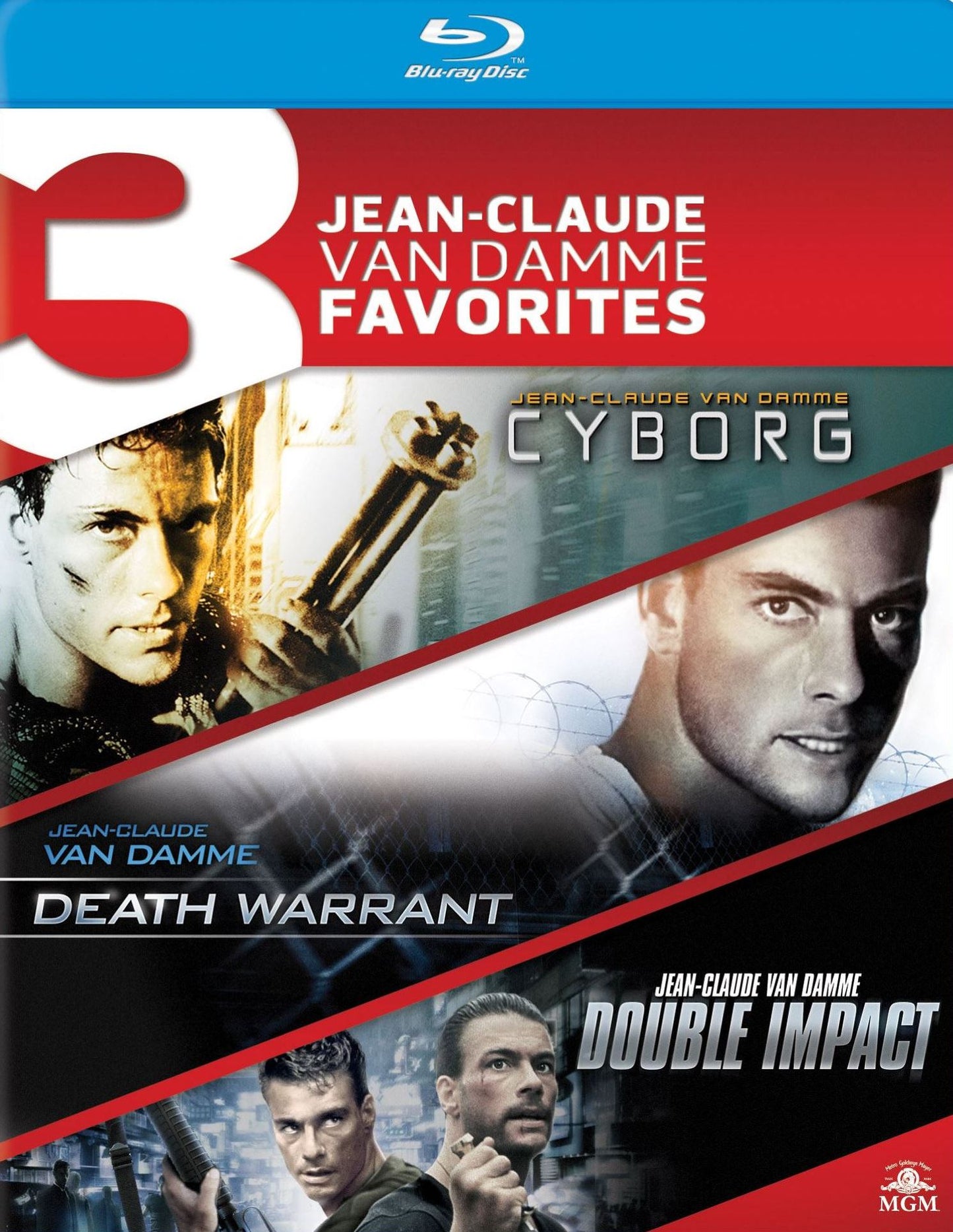 Cyborg/Death Warrant/Double Impact [3 Discs] [Blu-ray]