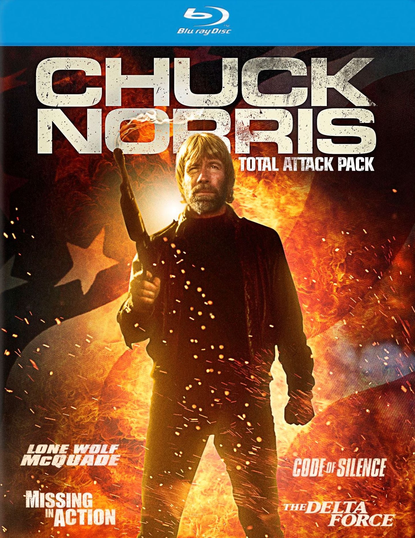 Chuck Norris Total Attack Pack [4 Discs] [Blu-ray]