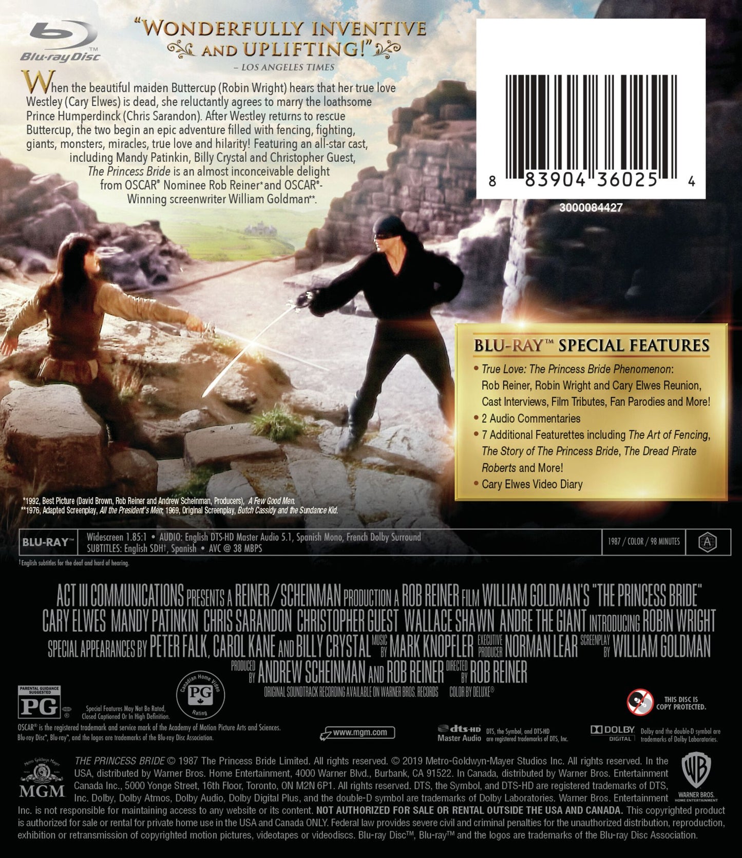 PRINCESS BRIDE 30TH (BR RPKG)