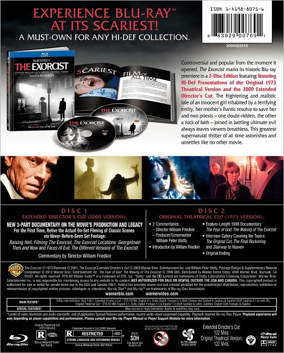 The Exorcist [Director's Cut/Theatrical Version] [2 Discs] [Blu-ray]