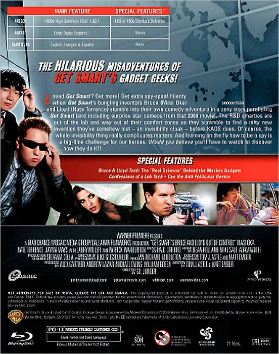 Get Smart's Bruce and Lloyd out of Control [Blu-ray]