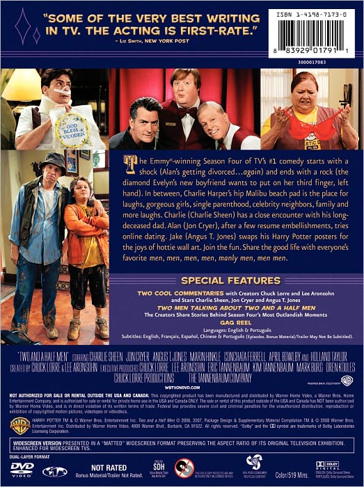Two and a Half Men: The Complete Fourth Season [4 Discs]
