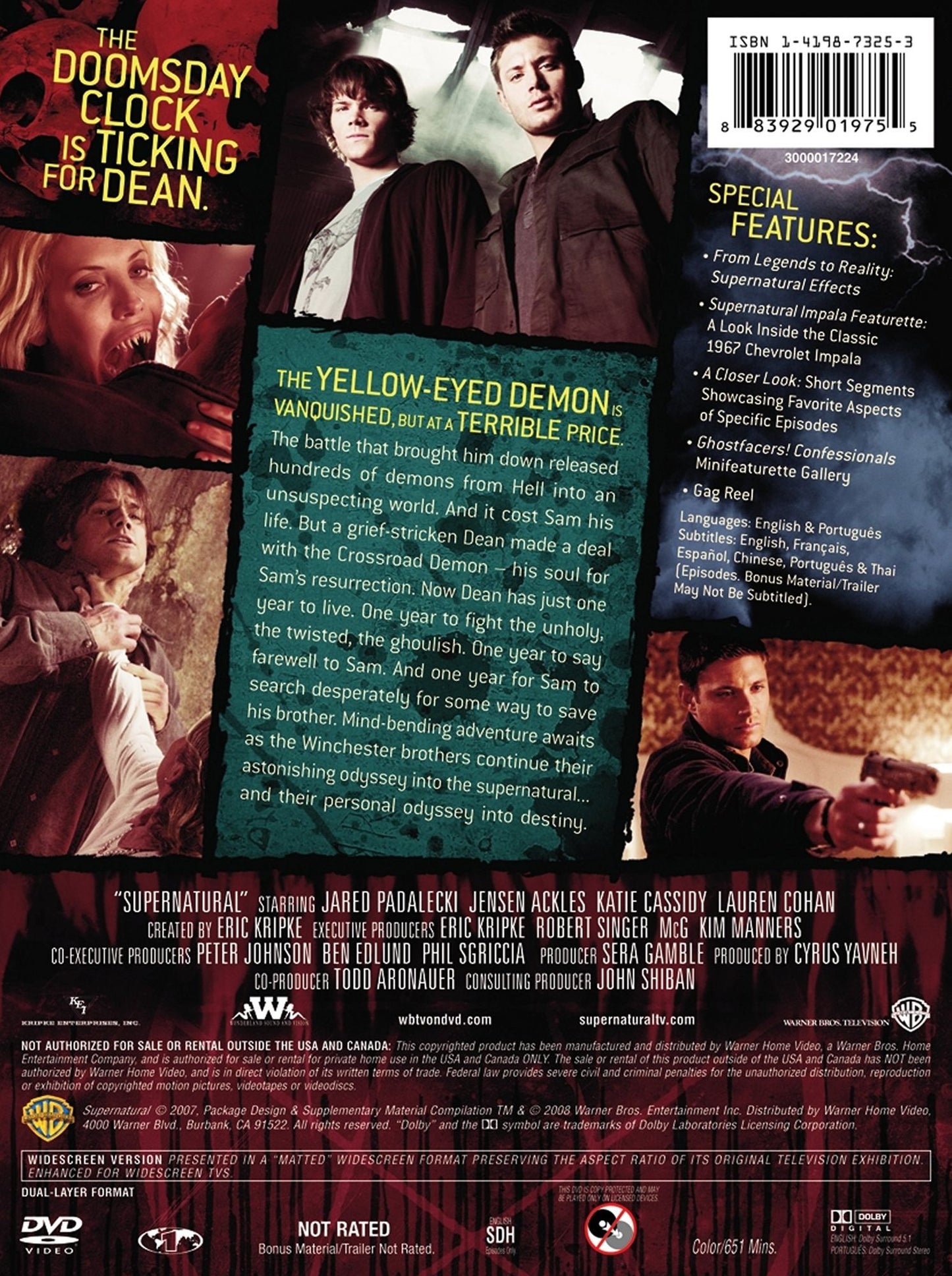 Supernatural: The Complete Third Season [5 Discs]