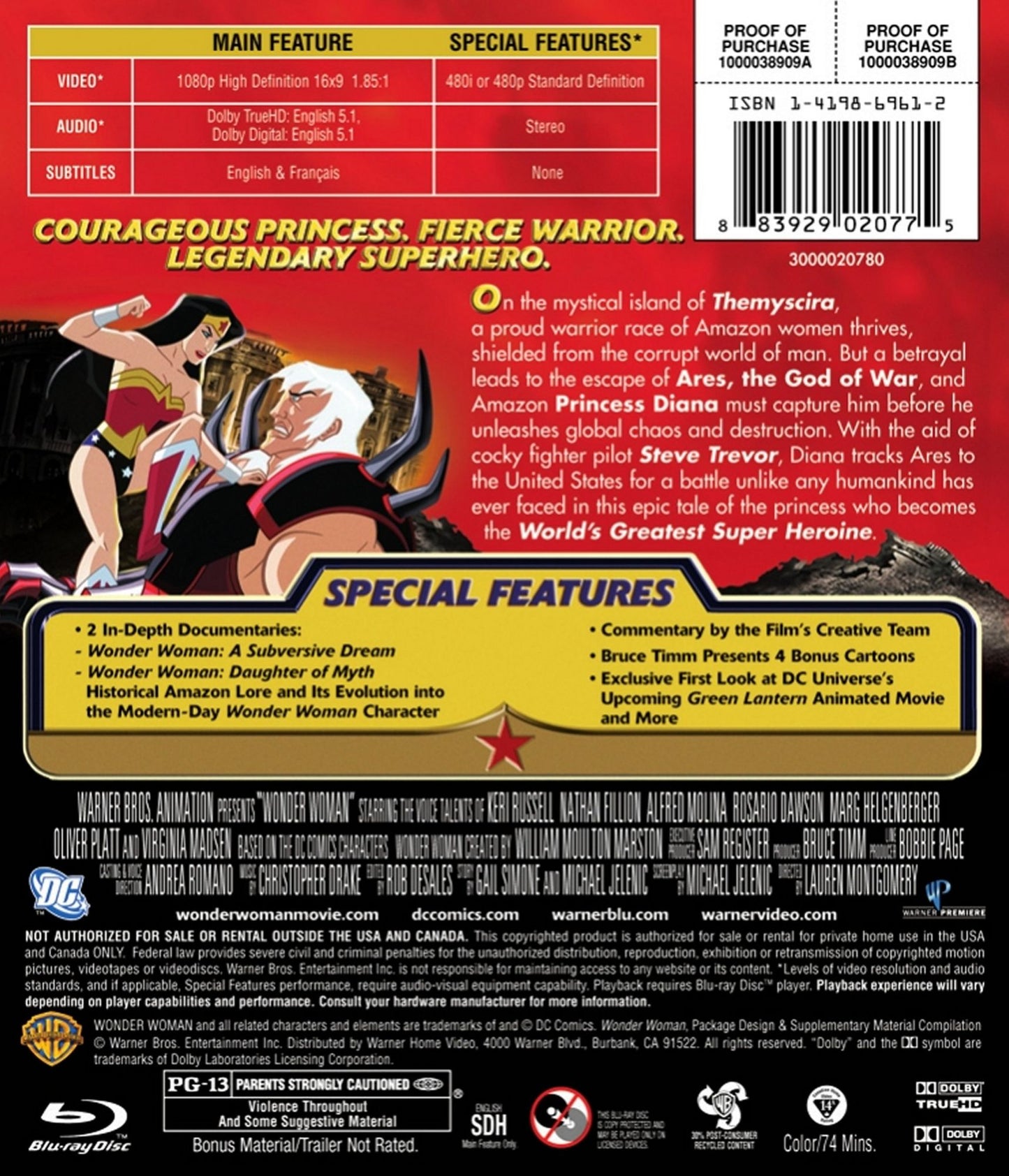 Wonder Woman [Special Edition] [2 Discs] [Blu-ray]