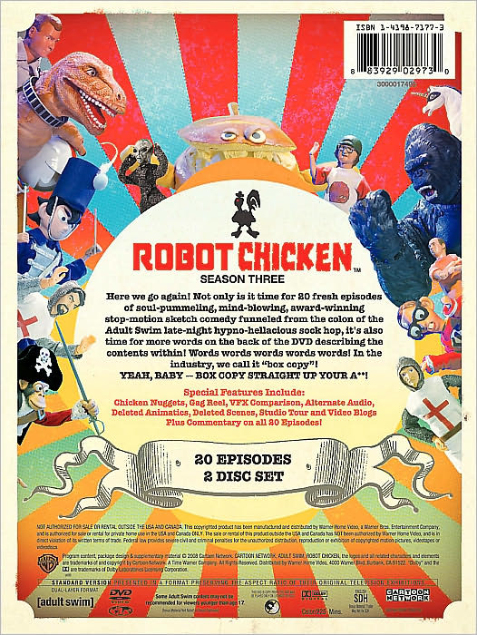 Robot Chicken: Season Three [2 Discs]