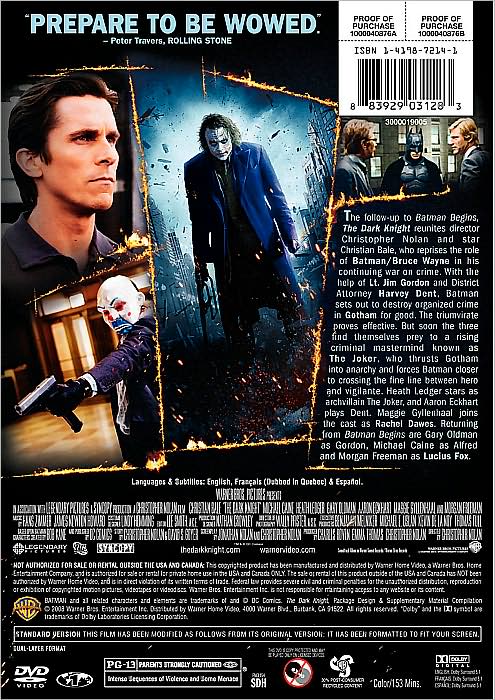 The Dark Knight [P&S]