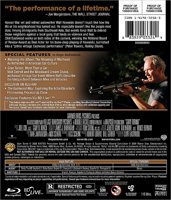 Gran Torino [Blu-ray]