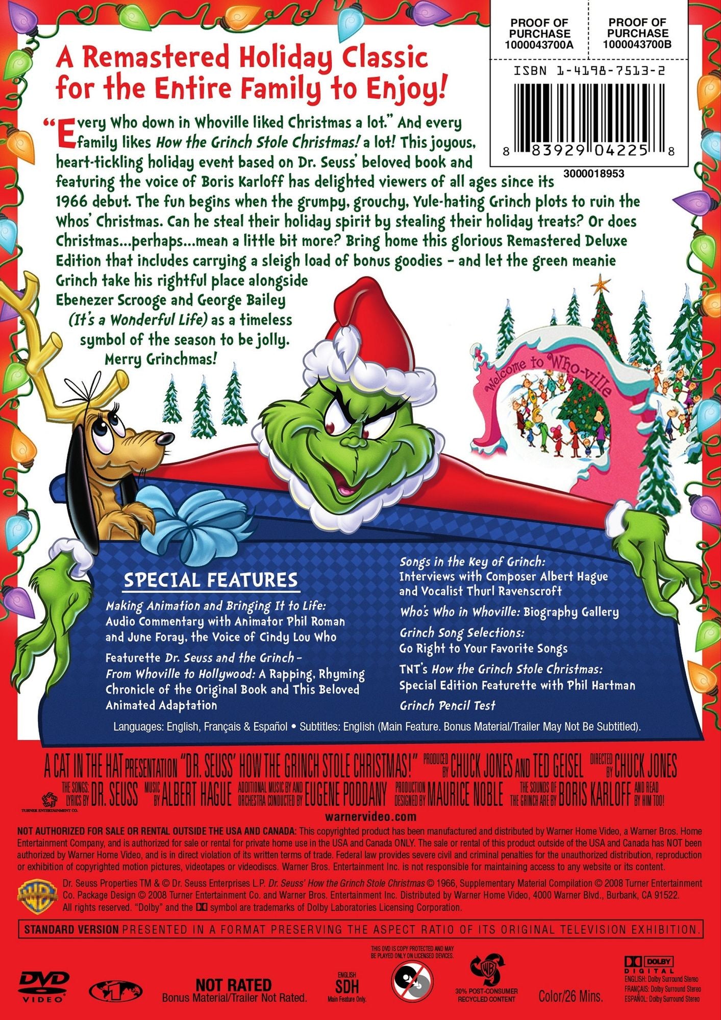 How the Grinch Stole Christmas [P&S] [Deluxe Edition]