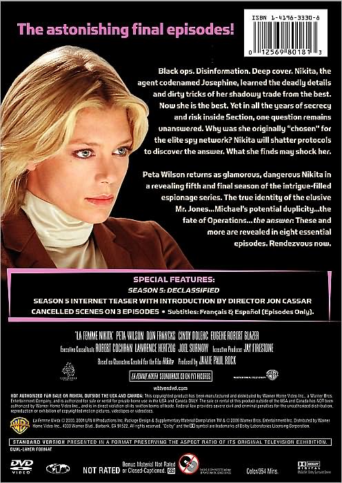 La Femme Nikita: The Complete Fifth Season [3 Discs]