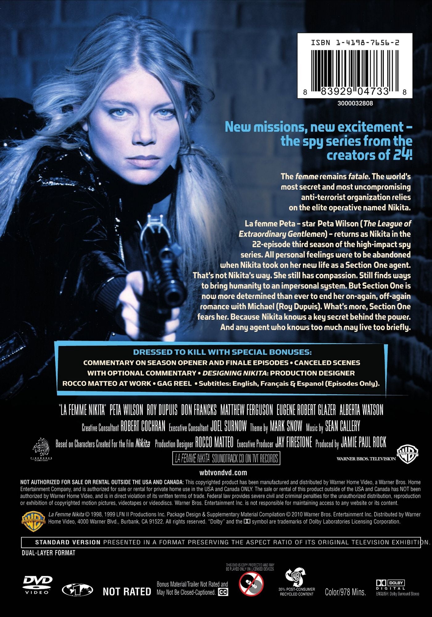 La Femme Nikita: The Complete Third Season [6 Discs]