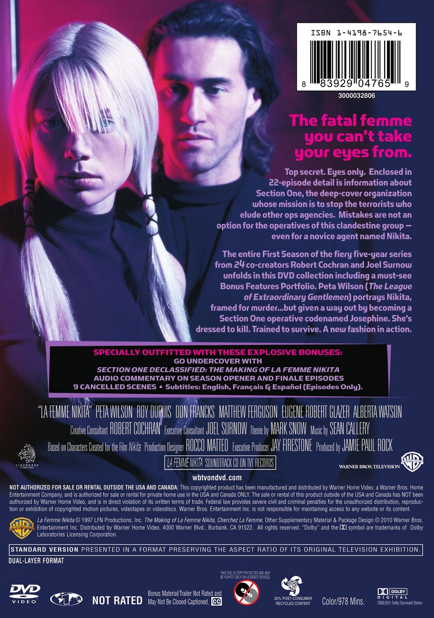 La Femme Nikita: The Complete First Season [6 Discs]