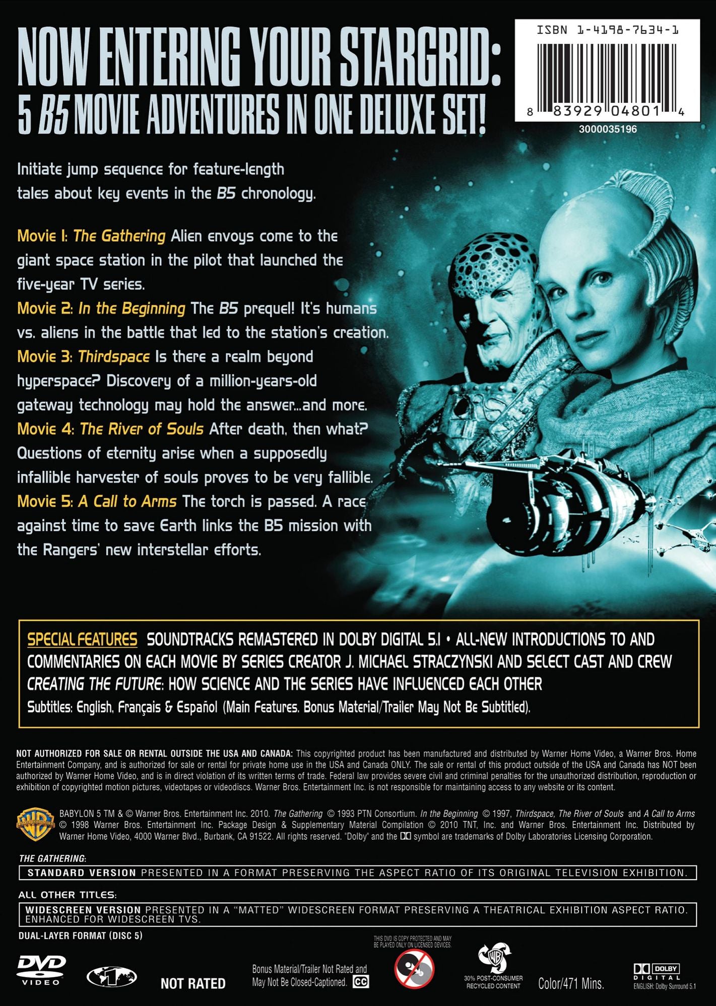 Babylon 5: The Movie Collection [5 Discs]