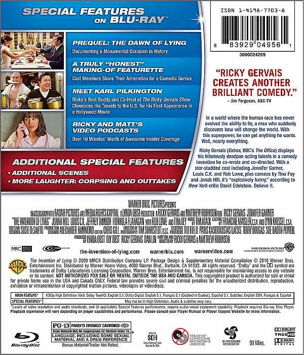 The Invention of Lying [Special Edition] [Blu-ray]