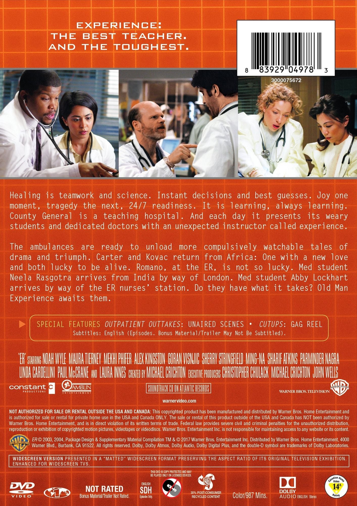 ER: The Complete Tenth Season [WS] [6 Discs]