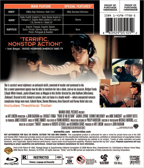 Point of No Return [Blu-ray]