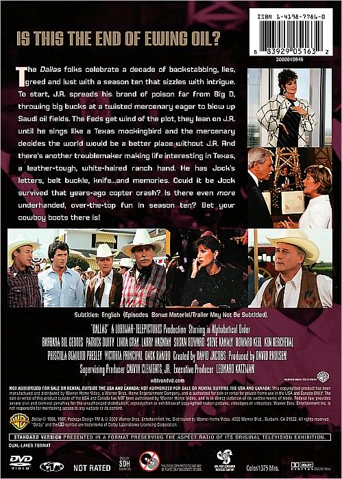 Dallas: The Complete Tenth Season [3 Discs]