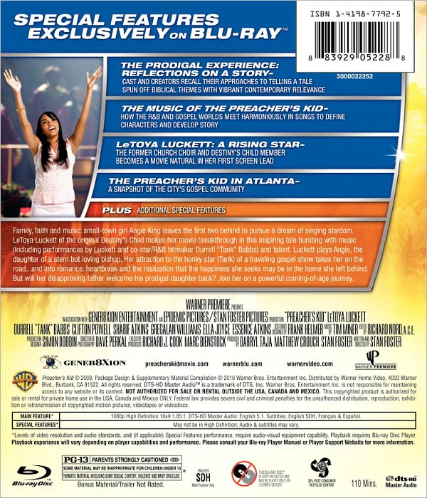 Preacher's Kid [2 Discs] [Blu-ray/DVD]