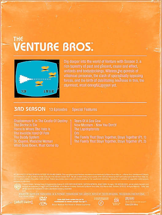 The Venture Bros.: Season Three [2 Discs]