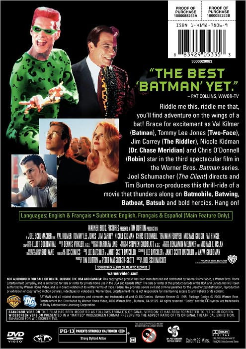 Batman Forever [Special Edition] [2 Discs]