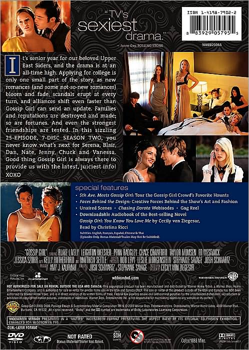 Gossip Girl: The Complete Second Season [6 Discs]