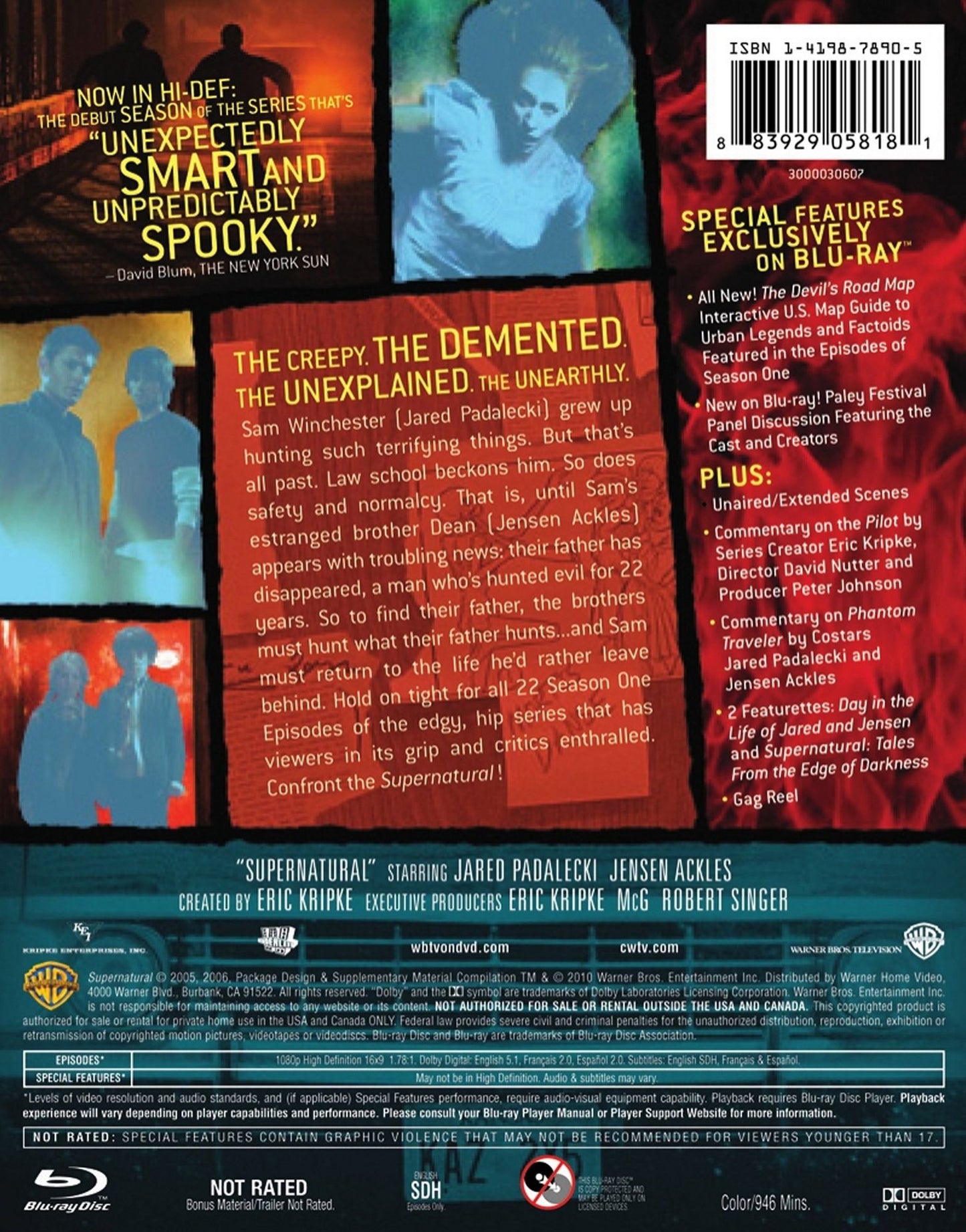 Supernatural: The Complete First Season [4 Discs] [Blu-ray]