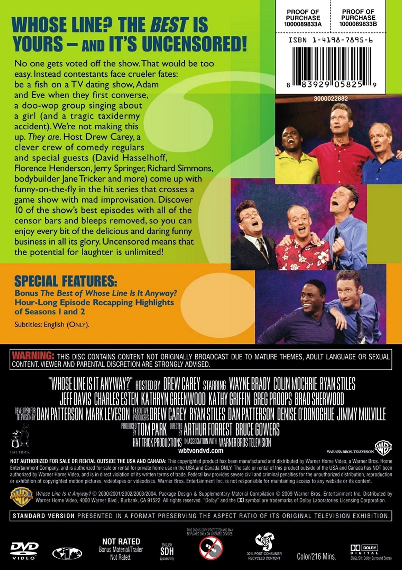 The Best of Whose Line is it Anyway? [Uncensored] [2 Discs]