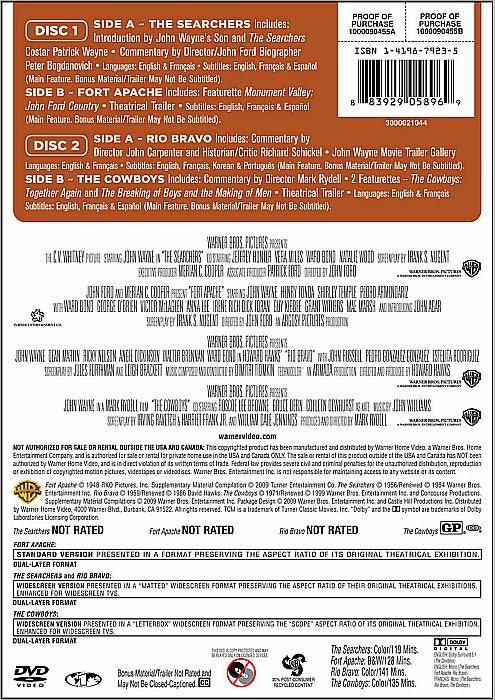 TCM Greatest Classic Films Collection: John Wayne Westerns [2 Discs]