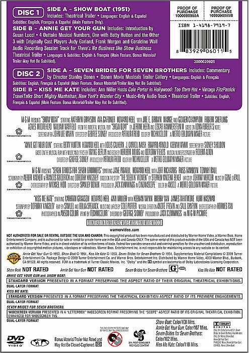 TCM Greatest Classic Films Collection: Broadway Musicals [2 Discs]