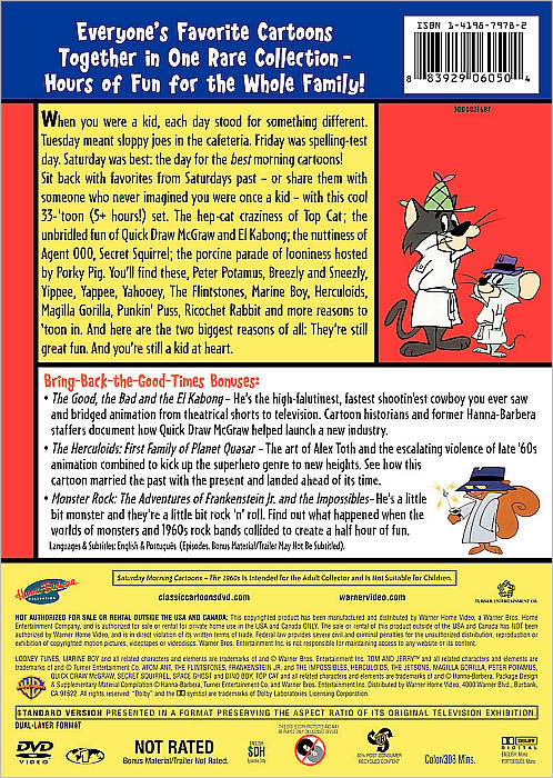 Saturday Morning Cartoons: 1960s, Vol. 1 [2 Discs]