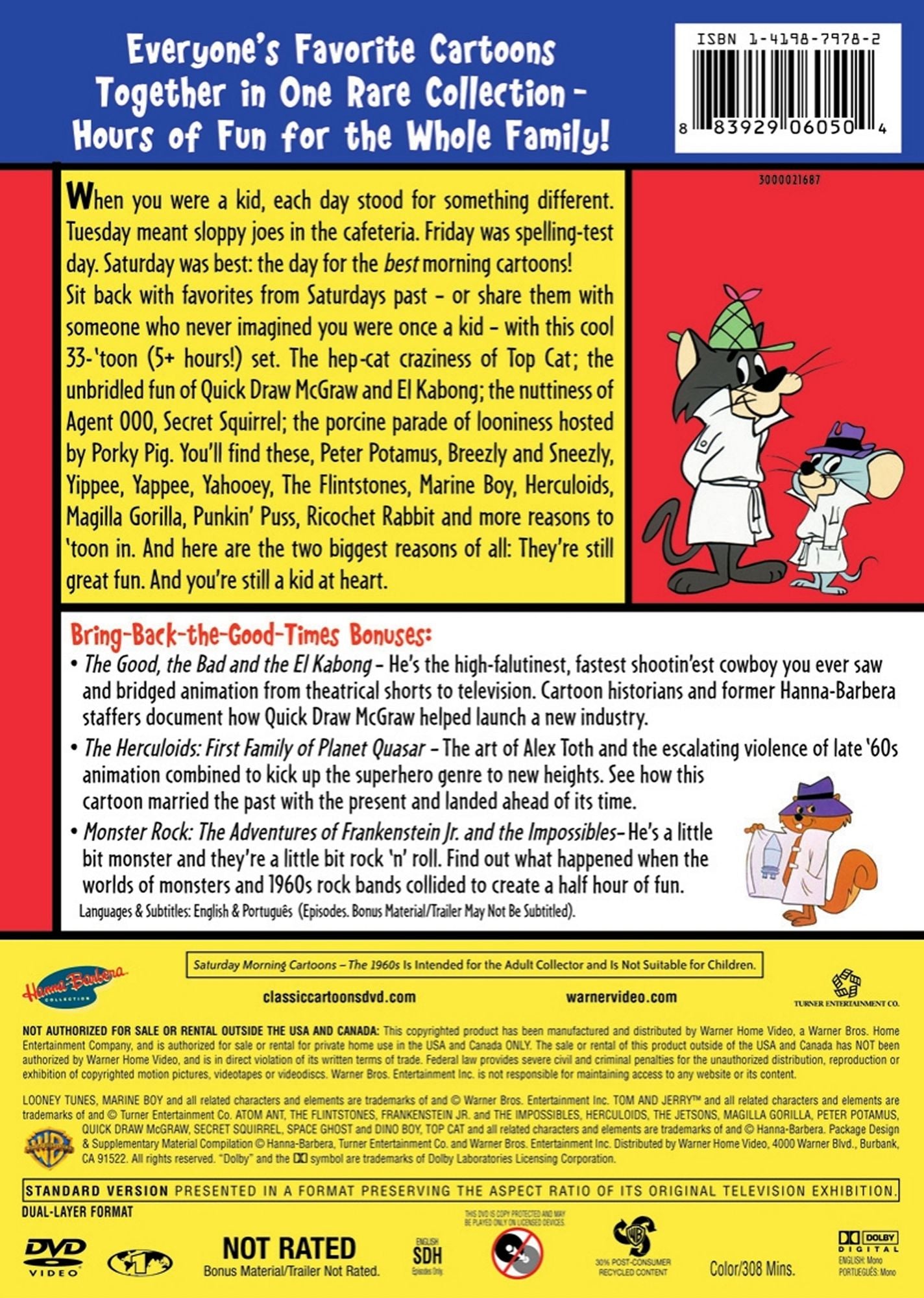 Saturday Morning Cartoons: 1960s, Vol. 1 [2 Discs]