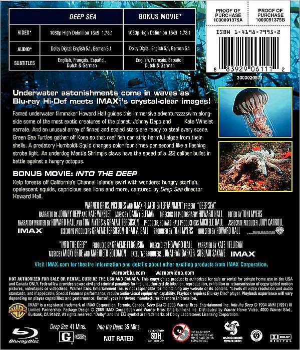 Deep Sea/Into the Deep [Blu-ray]