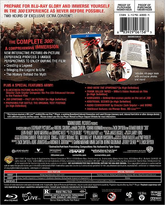 300 [WS] [The Complete Experience] [With Digibook] [Blu-ray]