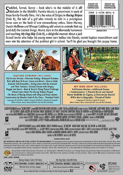 Racing Stripes/My Dog Skip [P&S]