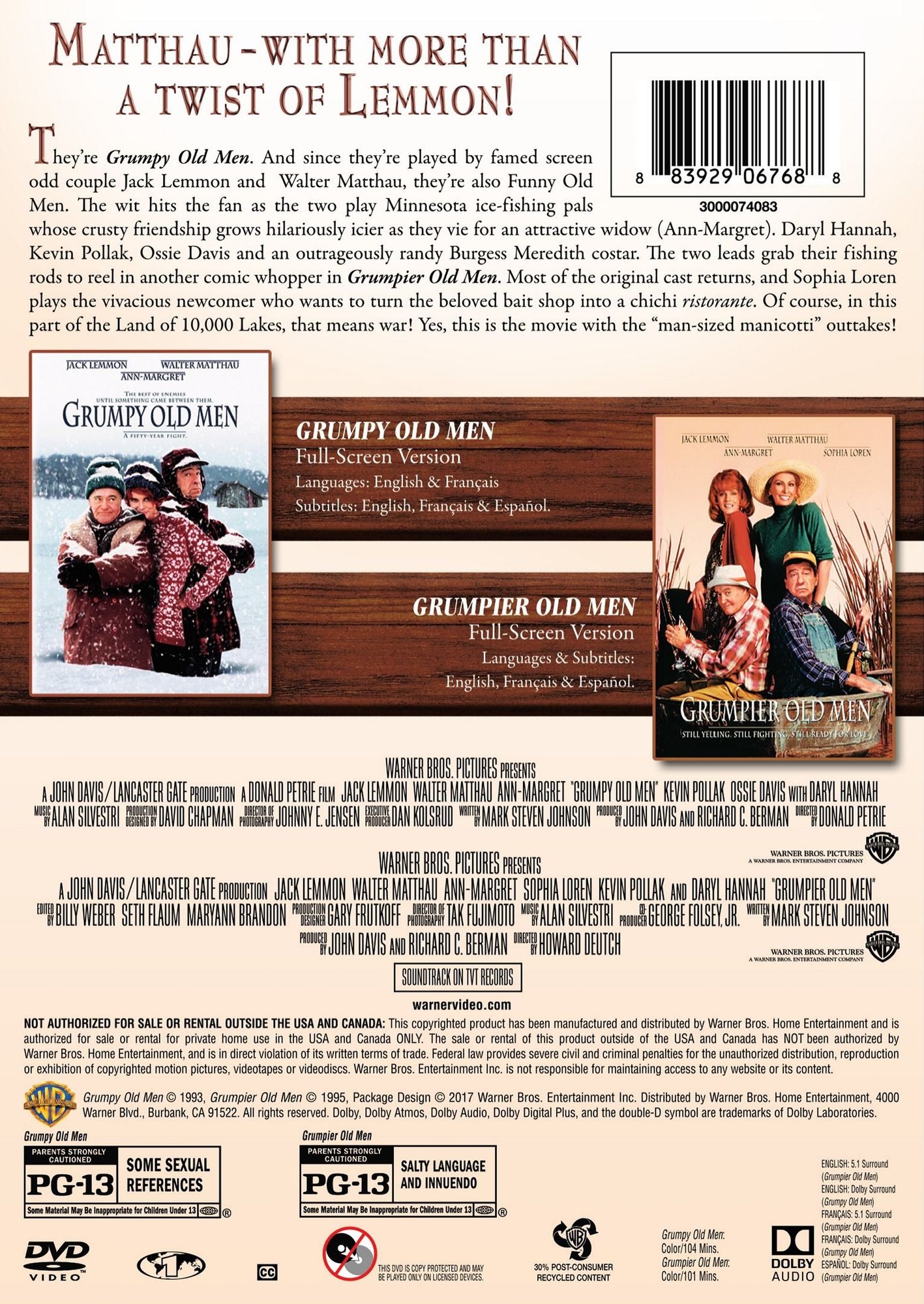 Grumpy Old Men/Grumpier Old Men