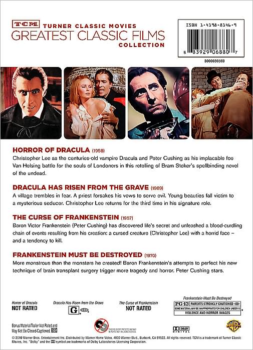 TCM Greatest Classic Films Collection: Hammer Horror [2 Discs]
