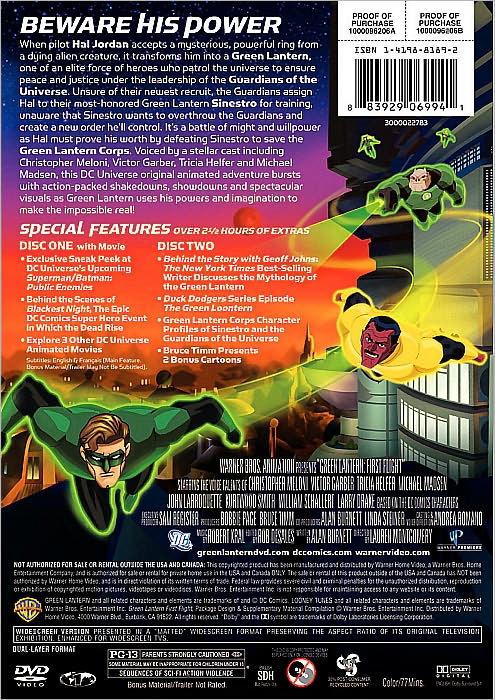 Green Lantern: First Flight [2 Discs]
