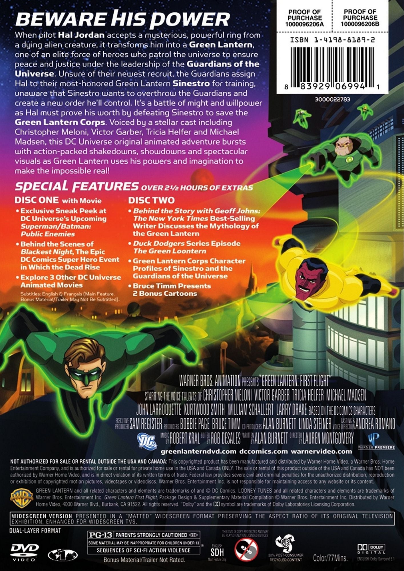 Green Lantern: First Flight [2 Discs]