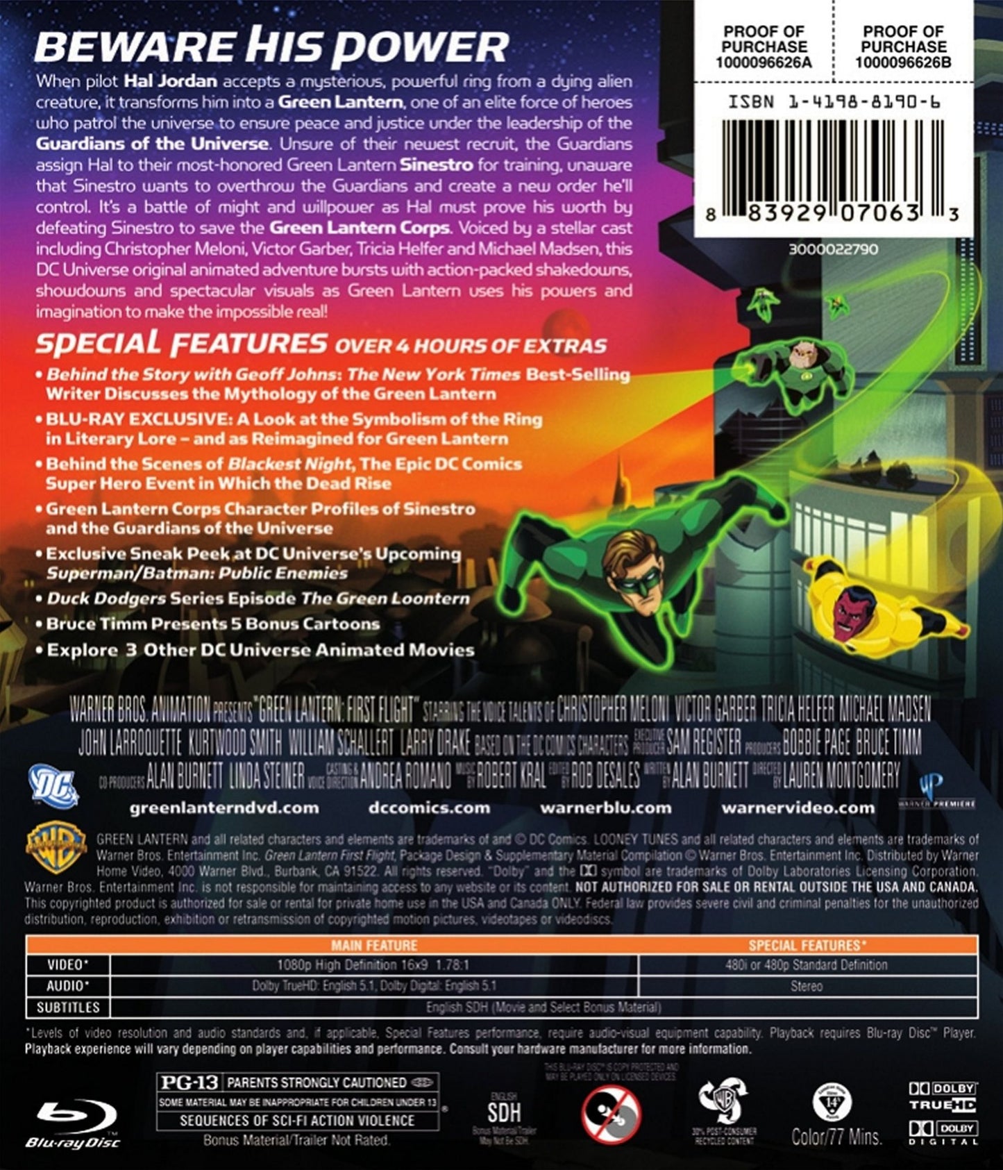 Green Lantern: First Flight [Blu-ray]