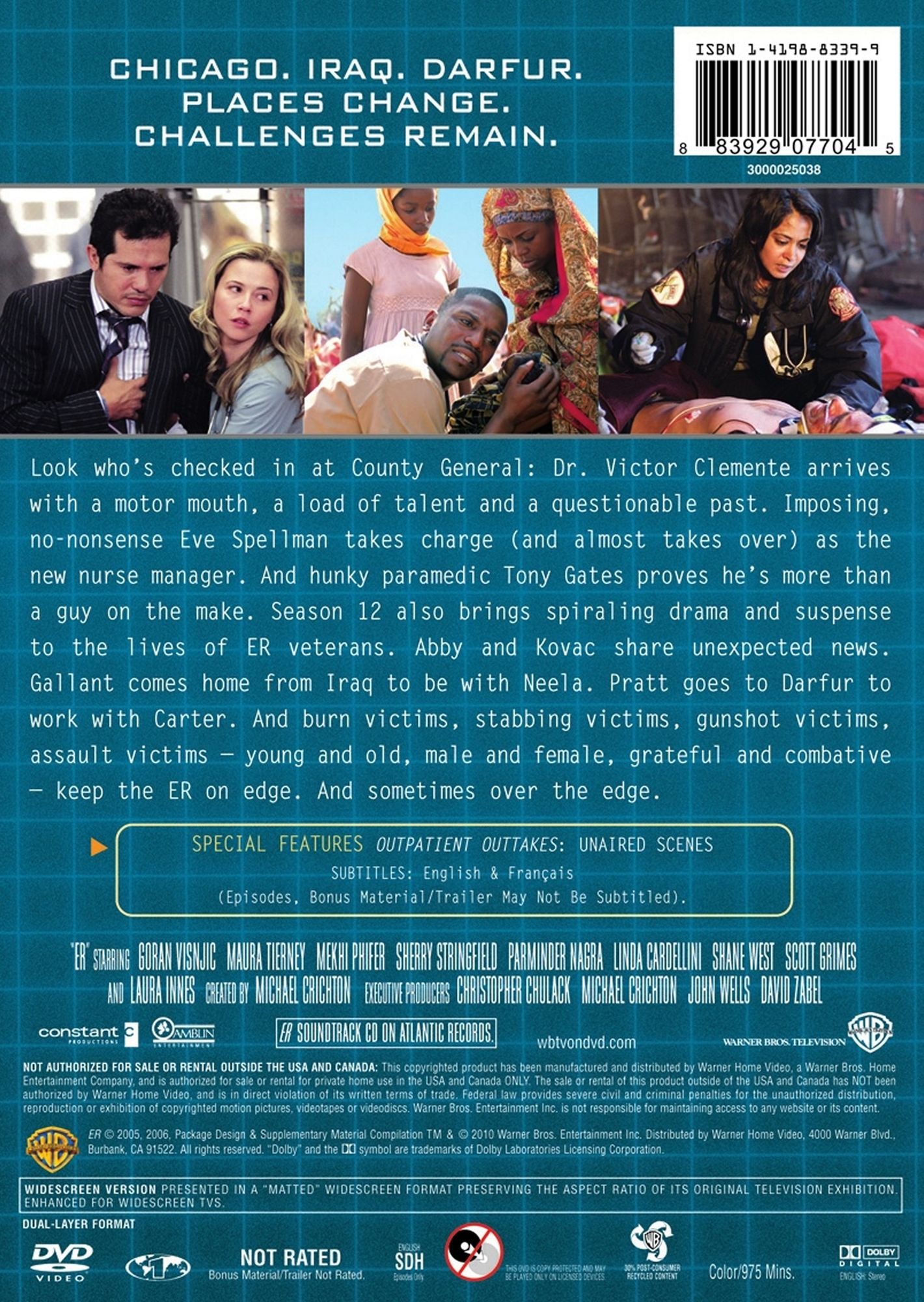 ER: The Complete Twelfth Season [3 Discs]