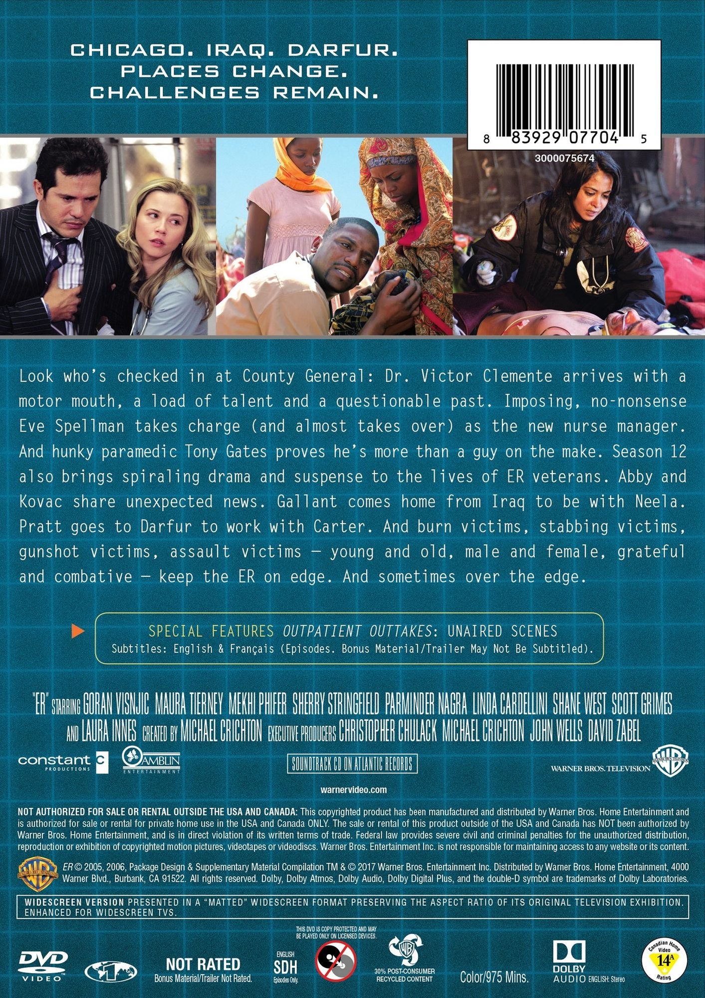 ER: The Complete Twelfth Season [3 Discs]