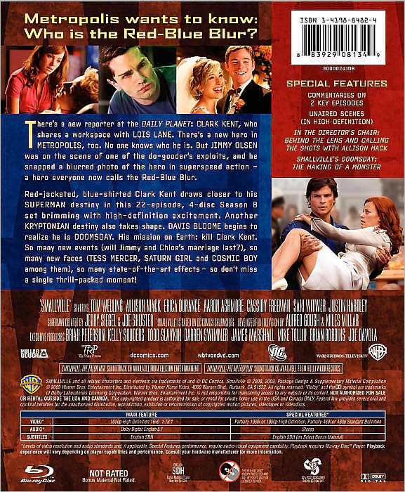 Smallville: The Complete Eighth Season [4 Discs] [Blu-ray]