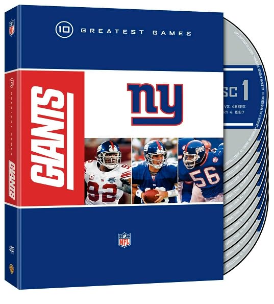 NFL: New York Giants - 10 Greatest Games [10 Discs]