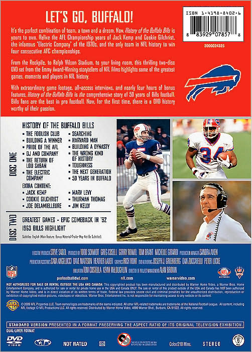 NFL: History of the Buffalo Bills