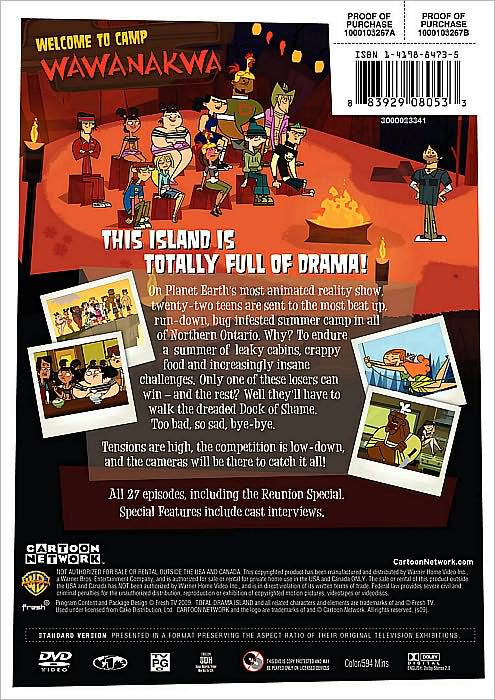 Total Drama Island: The Complete Season [4 Discs]