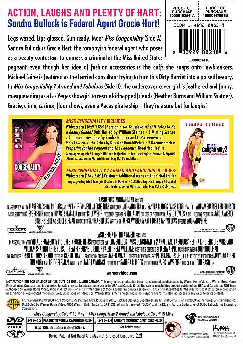 Miss Congeniality/Miss Congeniality 2: Armed & Fabulous