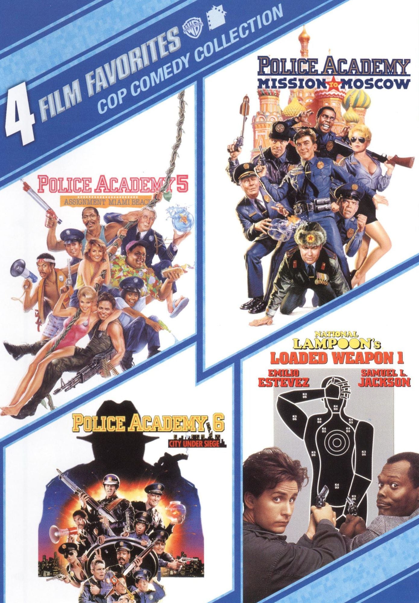 Cop Comedy Collection: 4 Film Favorites [2 Discs]