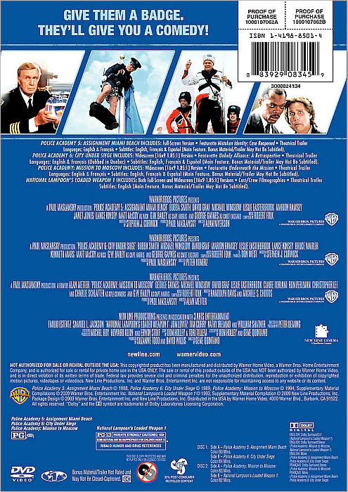 Cop Comedy Collection: 4 Film Favorites [2 Discs]