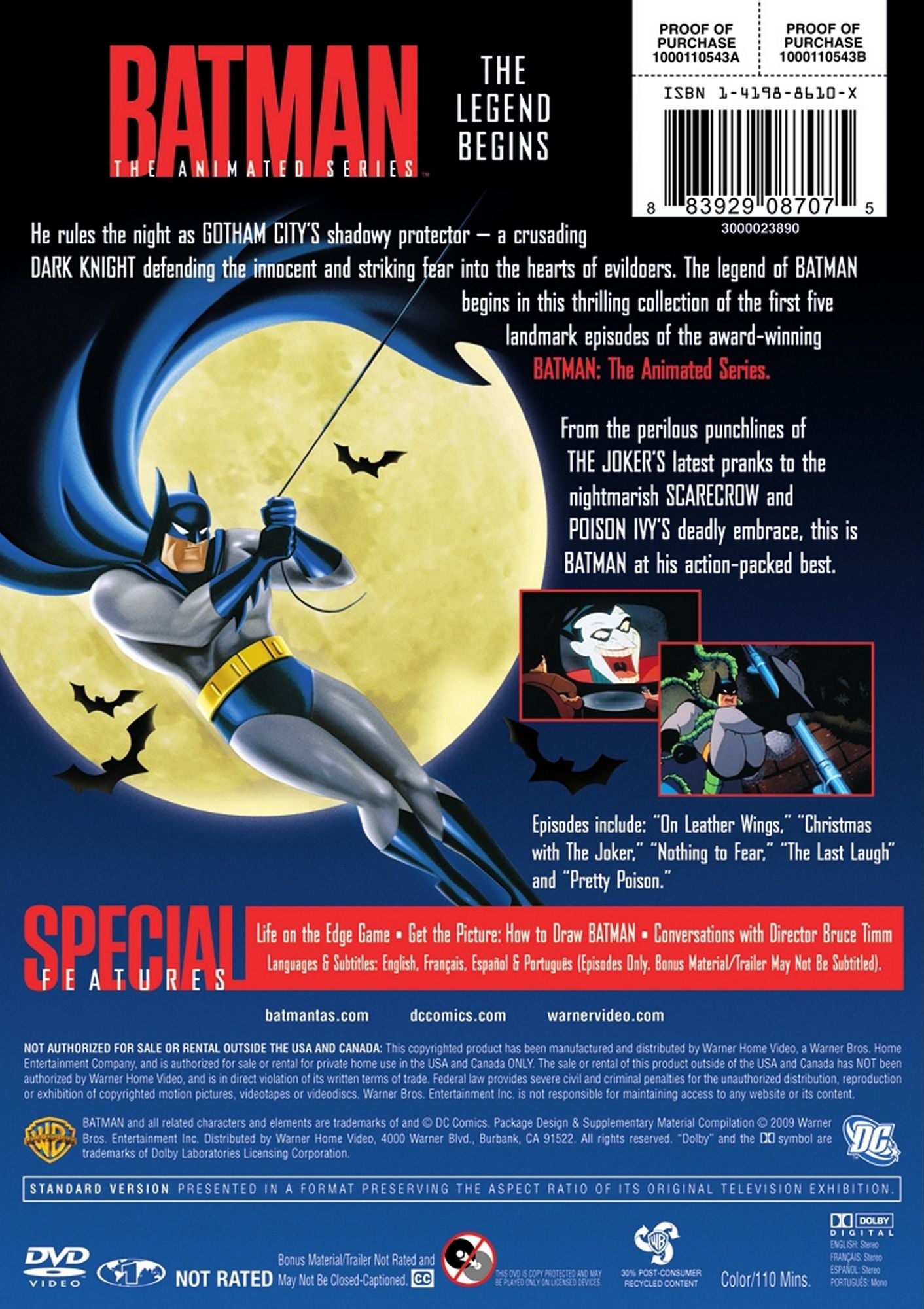 Batman: The Animated Series - The Legend Begins [Eco Amaray]
